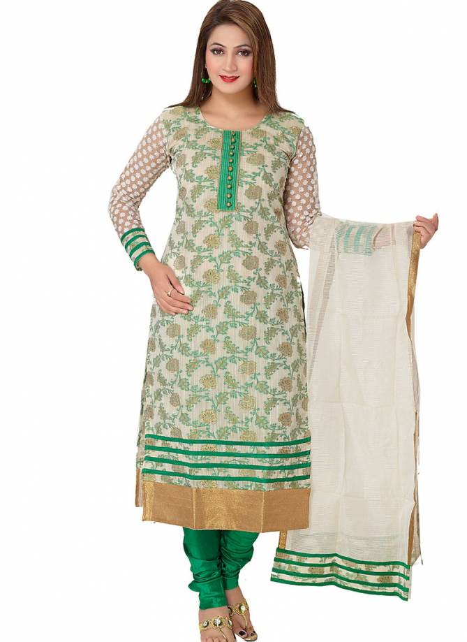 N F CHURIDAR 13 Latest Fancy Designer Festive Wear Chanderi Silk Resam Embroidery Work Heavy Salwar Suit Collection